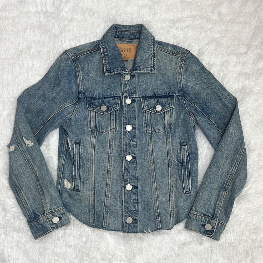 BLANKNYC Destructed Jean Jacket Low Rider